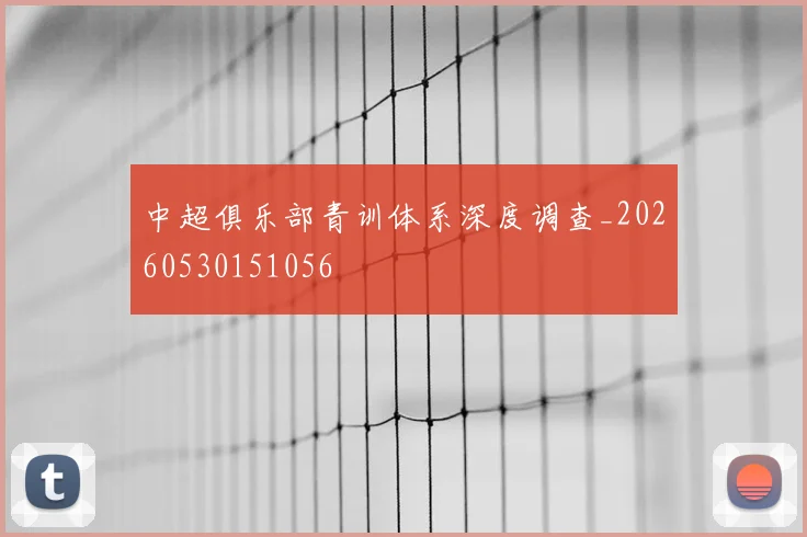 中超俱乐部青训体系深度调查_20260530151056