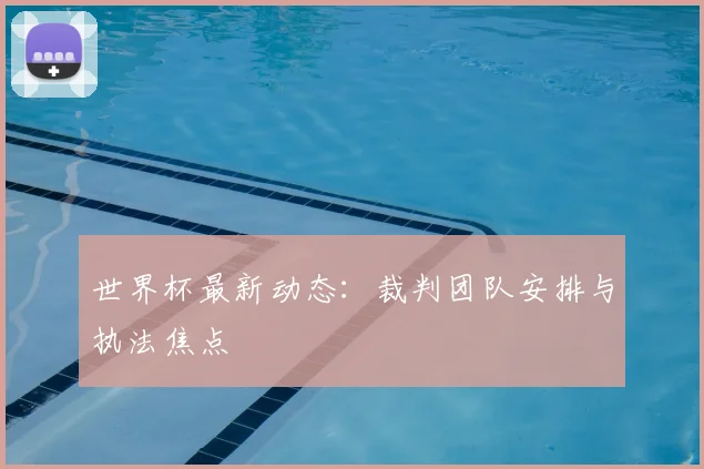 世界杯最新动态：裁判团队安排与执法焦点